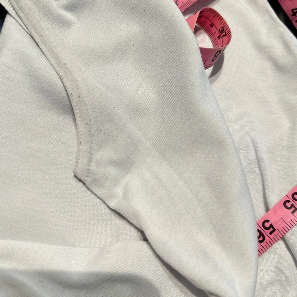 Adidas White Sleeveless Logo Tank Top Size S.